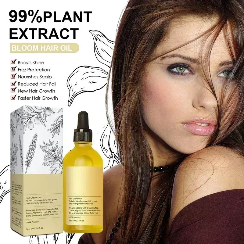 Hair Growth Oil Efficient Anti Baldness Hair Loss Nourishing Essential For Dense Repair Damaged Hair