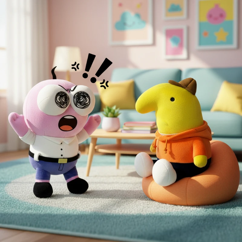 

Новинка 2026 года: Забавная плюшевая игрушка «Улыбающиеся друзья», мультяшная аниме-кукла, мягкая набивная игрушка, подарок на день рождения для детей