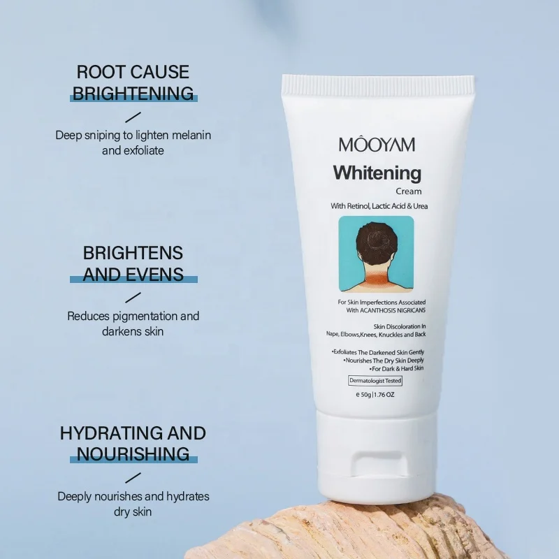 

Organic Acanthosis Nigricans Treatment Cream Whitening Cream for Remove Black Patches Knee, Elbow, Neck, Underarm