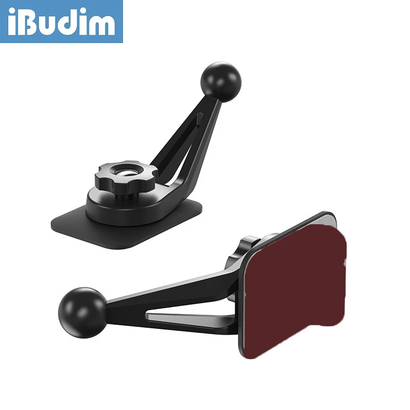 iBudim 360 Degrees Adjustable Car Mobile Phone Holder Base Gravity Car Phone Stand Mount Magnet Cell Phone Bracket Accessories