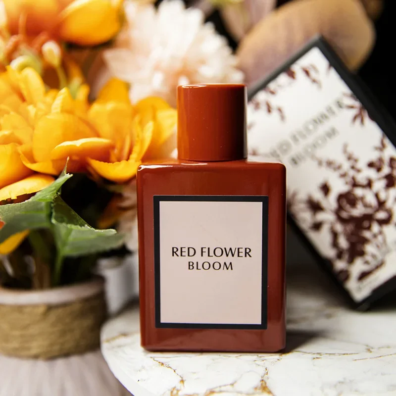 By biótico Red Flower Yue Fu Yi fragancia para hombres y mujeres, Fragancia ligera elegante, fragancia duradera