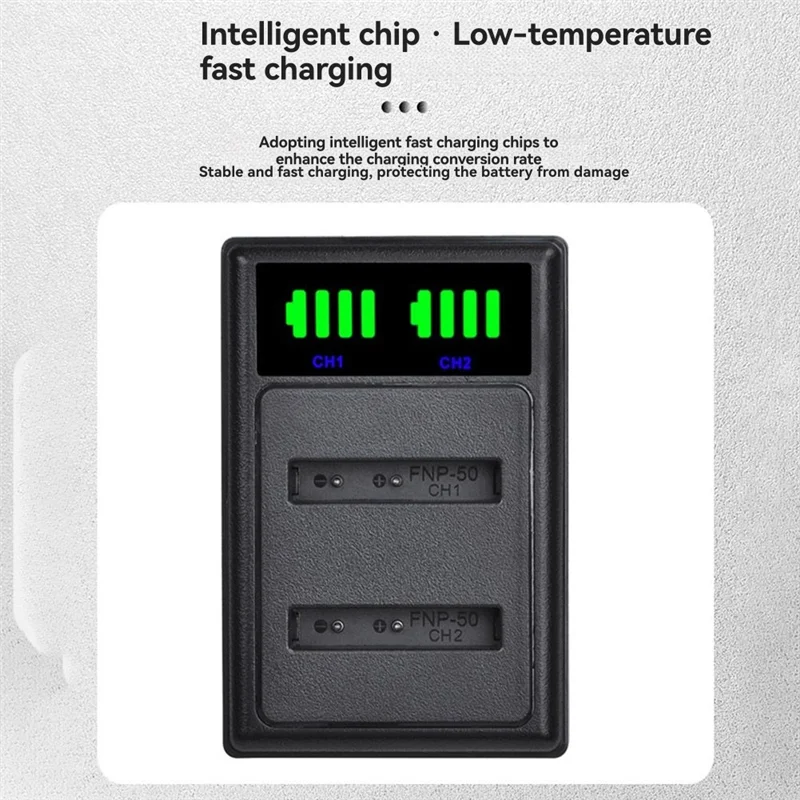 JABS-Sionyx Aurora SX-50 배터리 충전기 FNP-50 NP50 KODAK K7004 KLIC-7004 용 FUJIFILM Pentax D-Li68 용