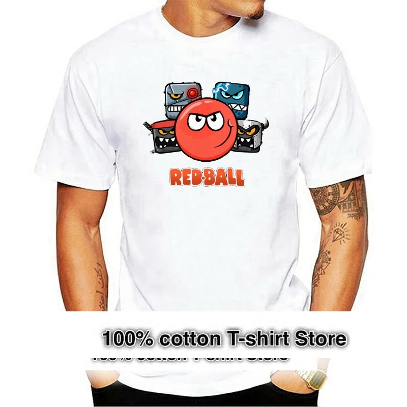 

Red Ball 4 The Crew Racing T Shirt Letter Funny Over Size S-5XL Knitted Cotton Spring Autumn Clothes Crazy Shirt