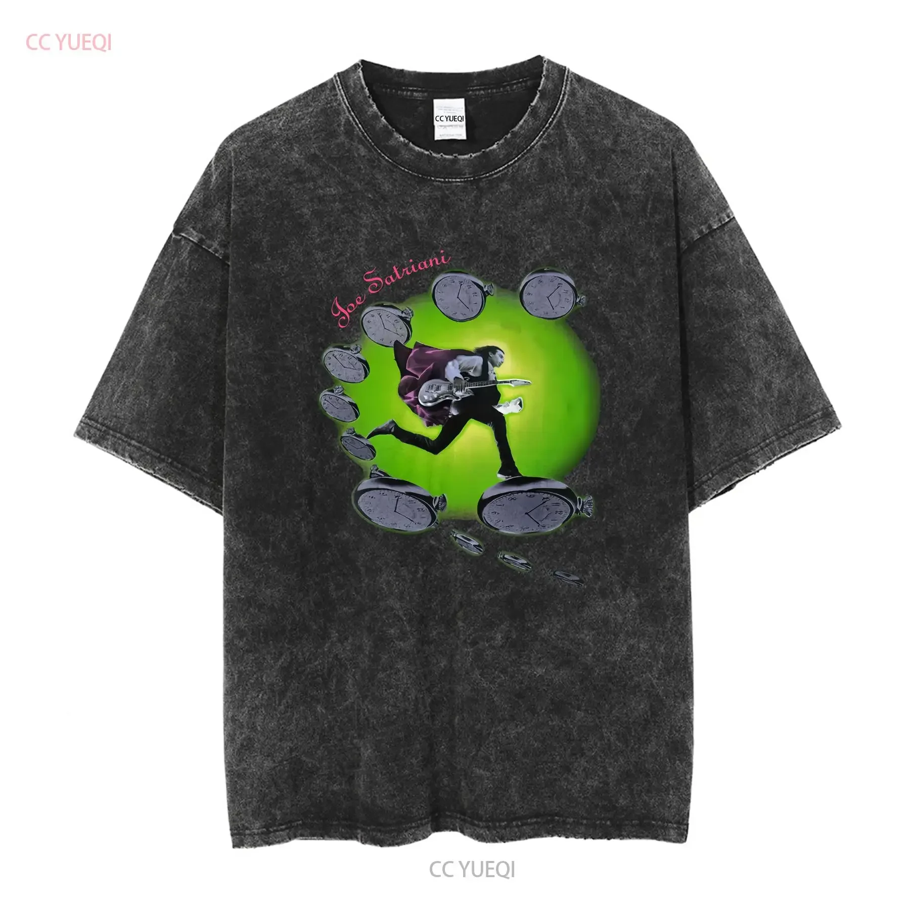 Vintage 1993 Joe Satriani T Shirt L Time Machine World Tour 93 94