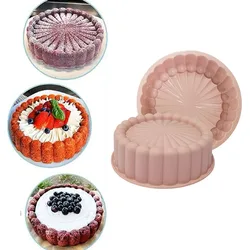 Multifunctional Cake Mold | Reusable Nonstick DIY Heart-Shaped Cake Tray | Heat-Resistant Silicone Baking Pan for Kitchen