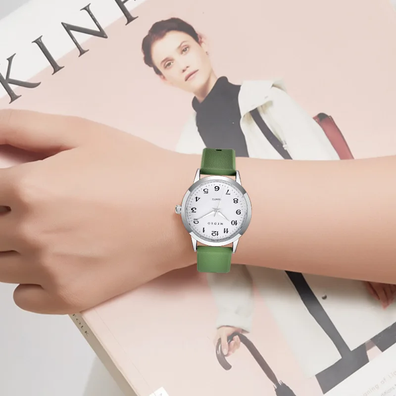 Simple Digital Student Quartz Watch Korean-Style Chic and Unique Men's Quartz Watch New Alloy High School Student Watch