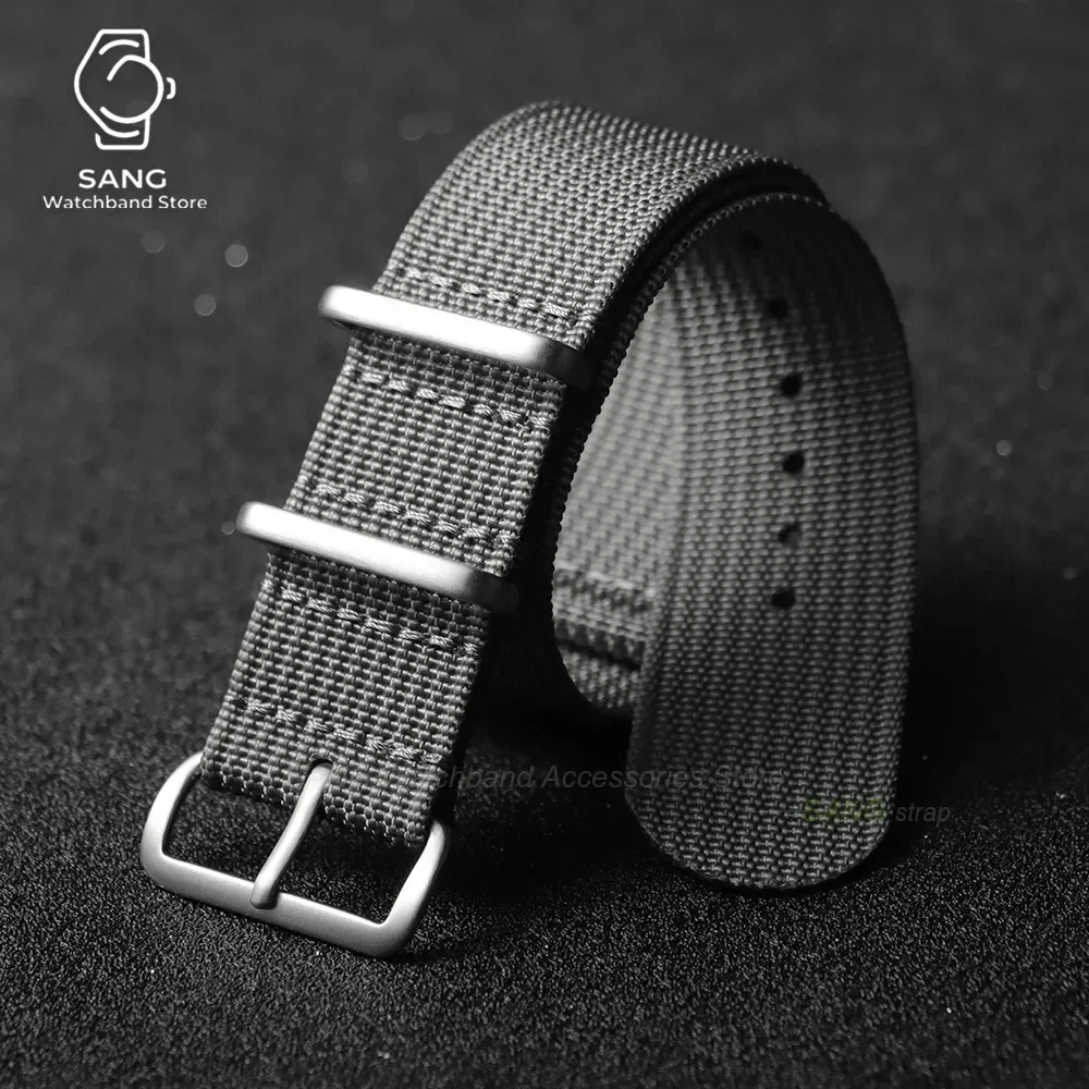 18 mm, 19 mm, 20 mm, 22 mm, geripptes Premium-Nylon-Uhrenarmband für Omega, Militär- und Freizeitarmband für Seiko, Army Sport, Ersatzarmband – Detail 9