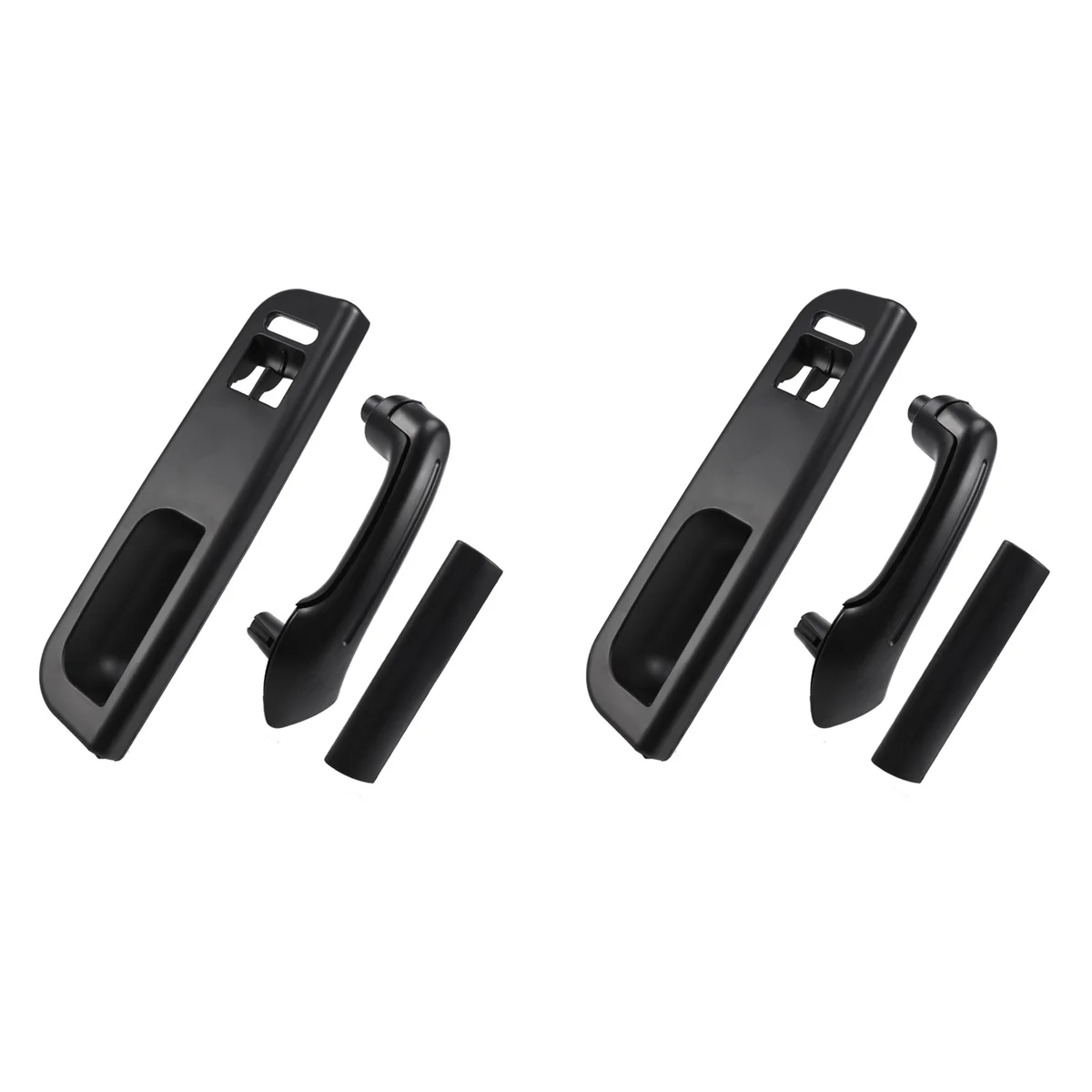 

2X Door Black Pull Grab Handle for Golf 4 Access Handle Inside Door Panel Handles