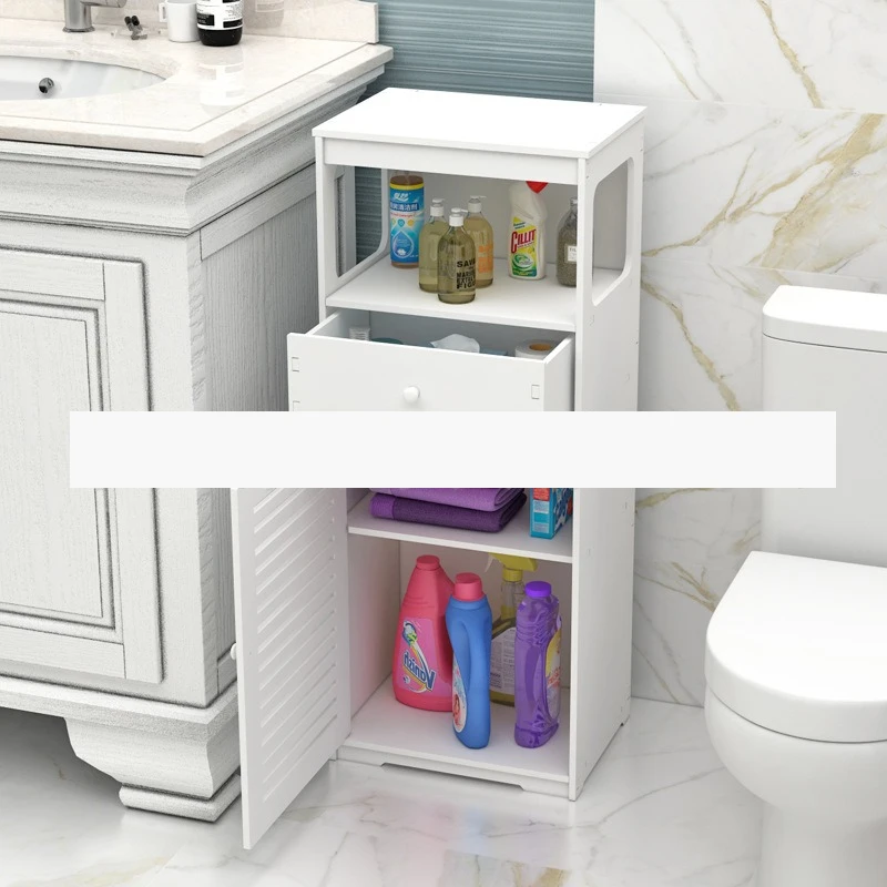 Bathroom Shelf Wash Side Toilet Locker Balcony Storage  Washing Machine Side  Multi-layer Narrow
