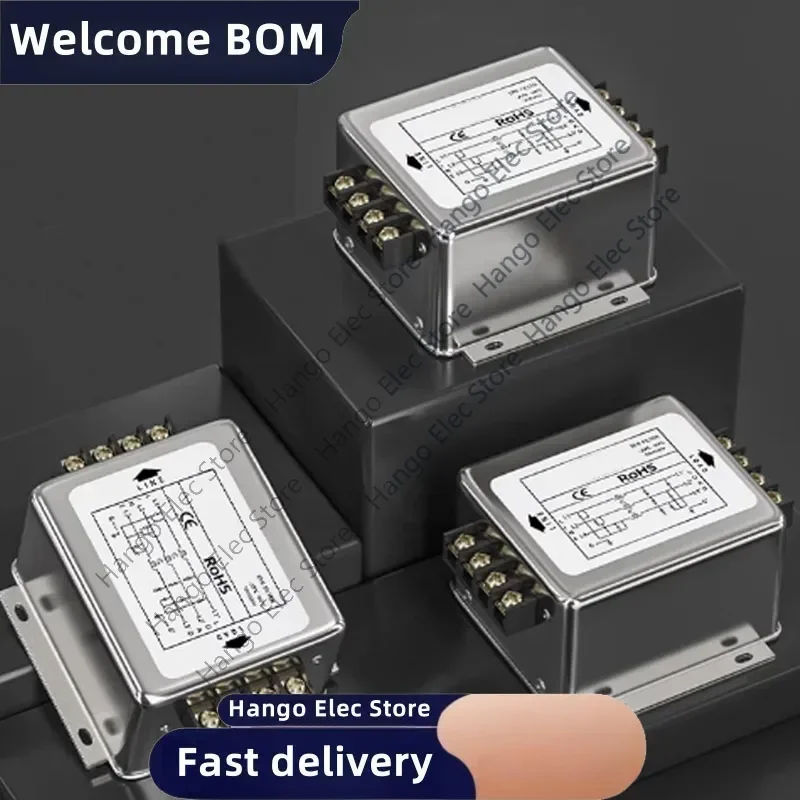 

Three-phase power Filter inverter EMI Servo filter Purifier CW12B-3/6/10/20/30/40/50/60A-R AC 380V CW12B-40A-R CW12B-30A-R