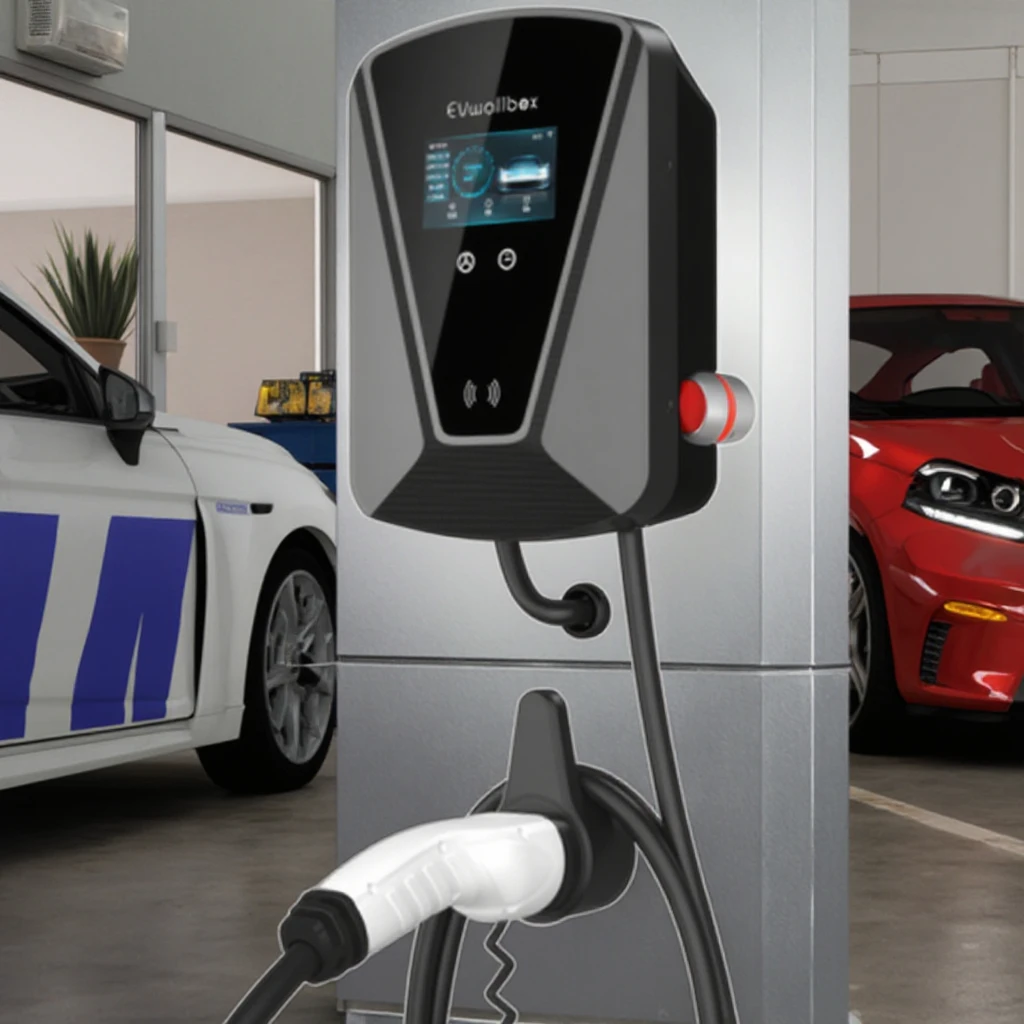 Aangepaste slimme 7KW 11KW 22KW IEC 62196 RFID-functie elektrische auto Type2 Wallbox EV-oplader