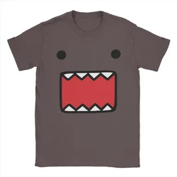 Domo Kun doll face t MEN'S cotton crazy T-shirts crew neck tee shirt short sleeve tops adult