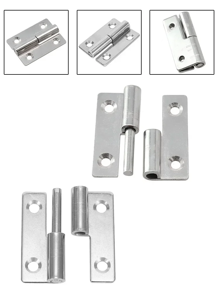 Detachable Hinge Slip Joint Flag Lift Off Detachable Door Stainless Steel Heavy Duty Flat Hinge Stainless Steel Detachable Hinge