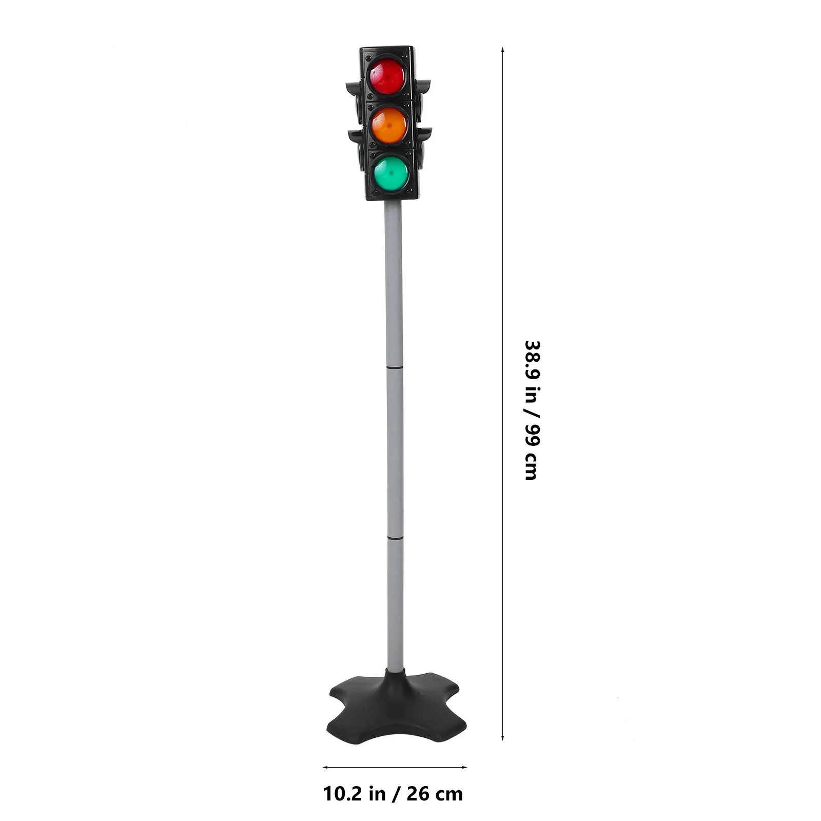 Educational Traffic Light for Kids Realistic Simulation Crosswalk Signal LED Light Safe Plastic Classroom Home Learning Tool