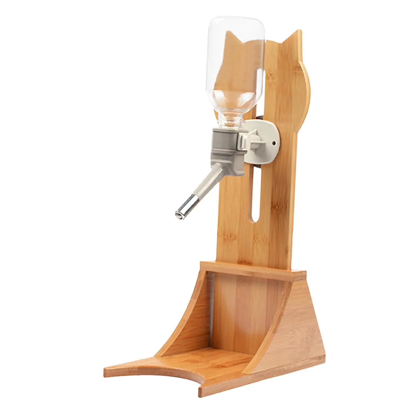 

Бутылка для воды для домашних животных с подставкой, напольный диспенсер для воды для собак и кошек, серая бутылка