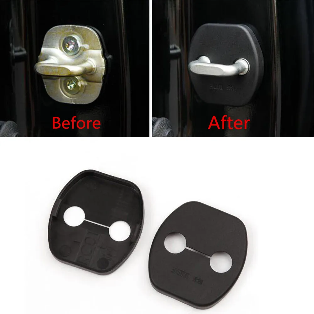 For Honda CRV CR-V 2017 2018 2019 2020 2021 Car Plastic Anti Rust Door Lock Key Keys Protect Buckle Cover Trim Frame Accessories