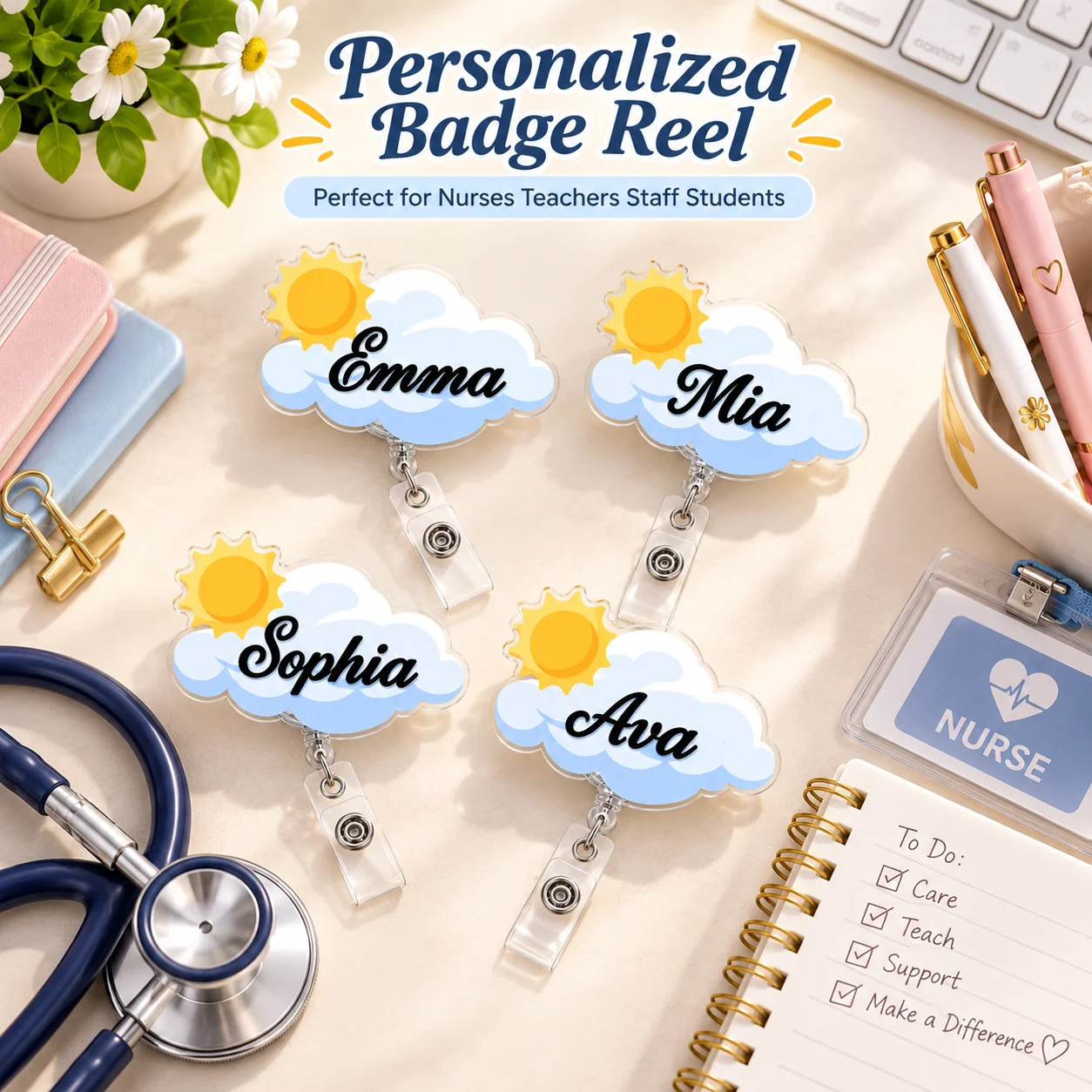 Custom Name Badge Personalized Logo Text 3D Acrylic Chest Name Tag for Staff Office Hotel Restaurant School Uniform Event Gift