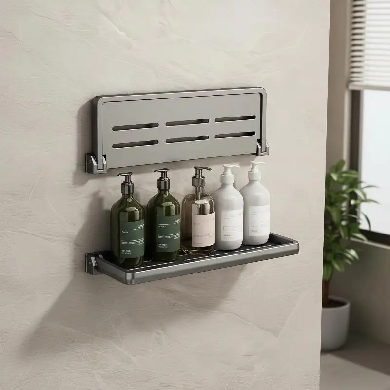 New RV Dropdown Foldable Aluminum Shelf Wall Mount Storage Organizer for Camper Trailer Van Conversion Durable Space Saver