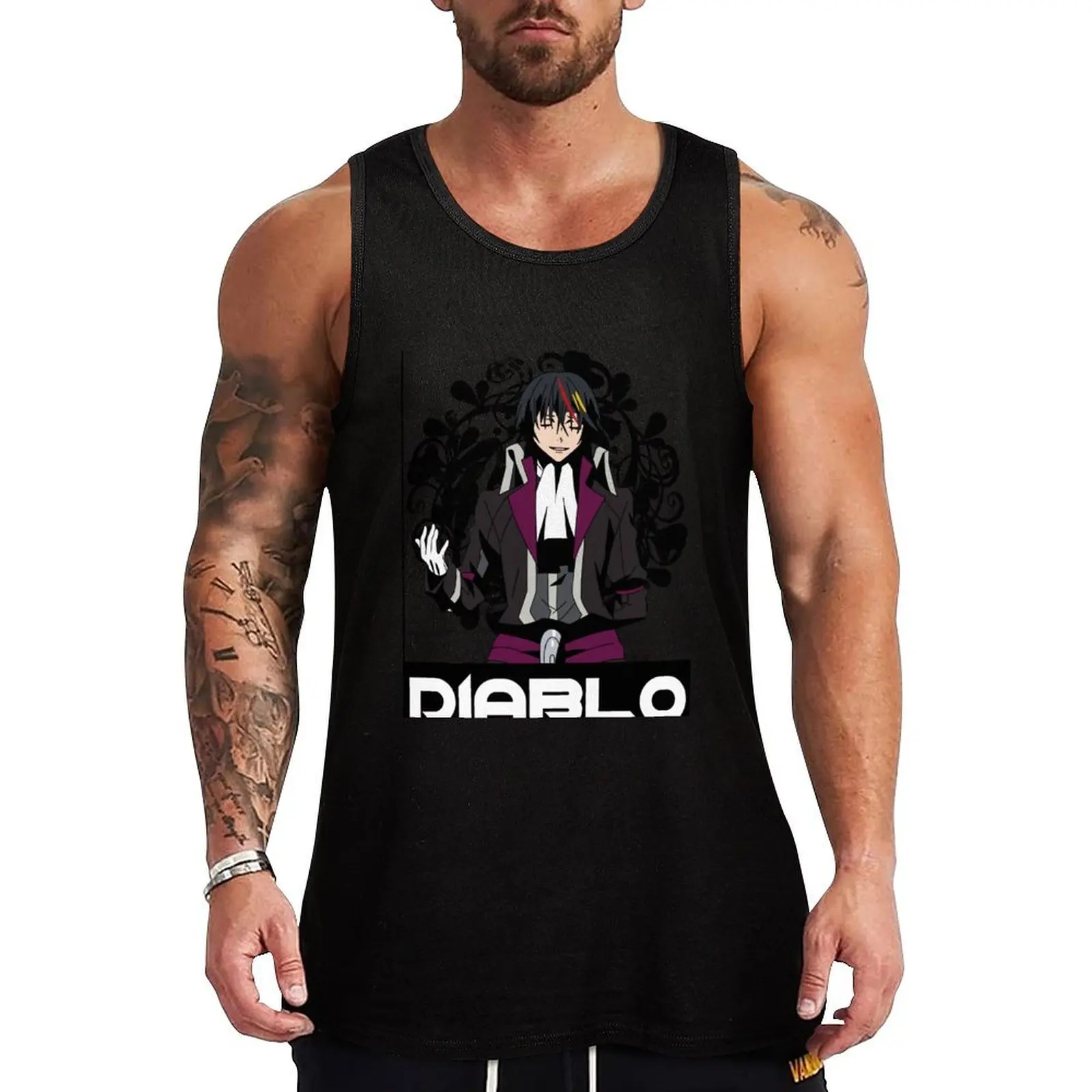 

That Time I Got Reincarnated As a Slime Diablo Cool Demon Lord Tank Top Men's sleeveless Top summer