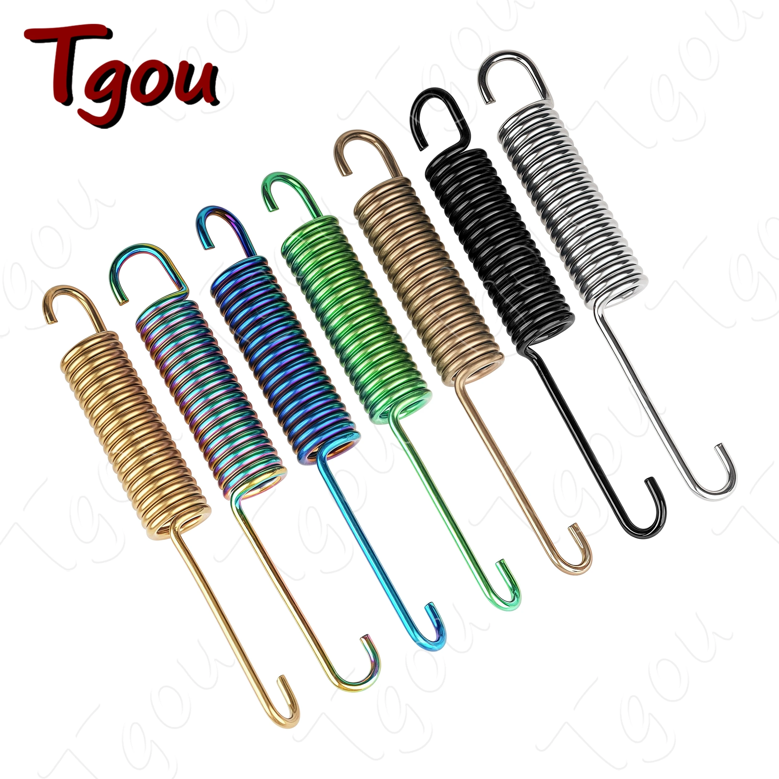 Tgou Grade 5 Titanium Alloy 150mm Length / 3.2mm Wire Diameter Spring Tool for Motorcycle Auxiliary Side Stand