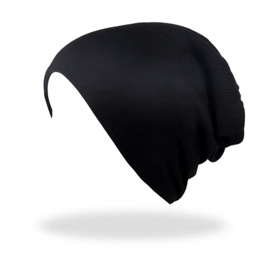 

Unisex Beanie Hat Autumn Winter Elastic Casual Hat Outdoor Sport Headscarf Hip Hop Baseball Tennis Running Pile Up Hat