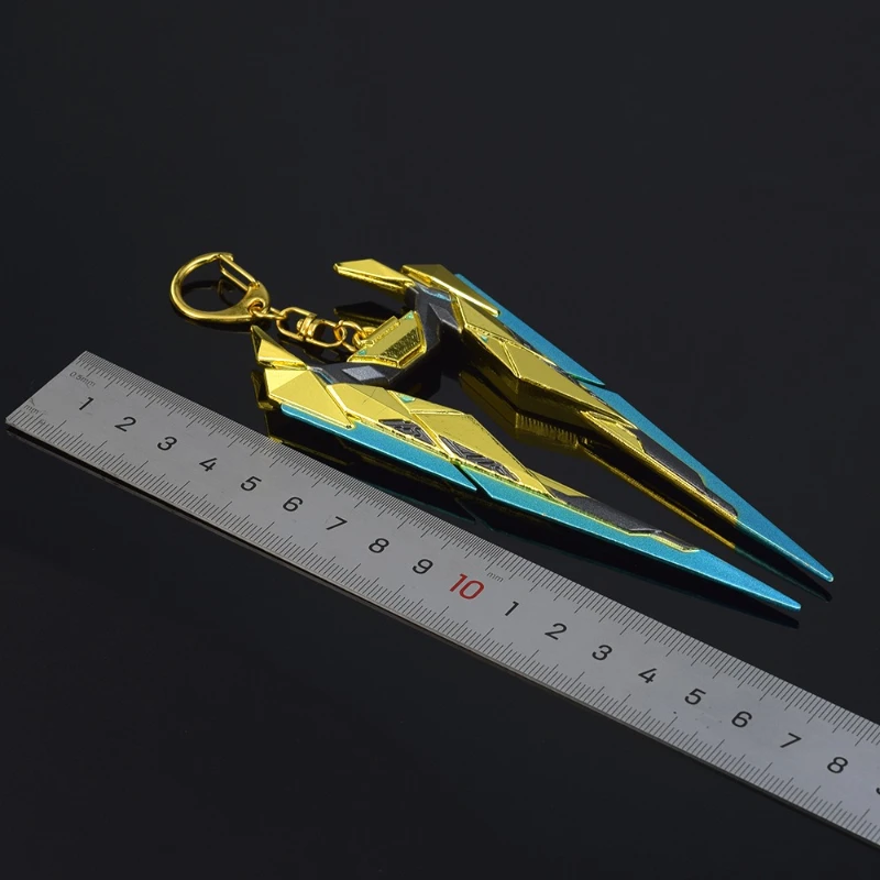 13 سنتيمتر/5.12in Valorant لعبة الأجهزة الطرفية نماذج الأسلحة مخلوق حصاد الحرف المعدنية الحلي مجموعات شاشة لسطح المكتب الهدايا #4