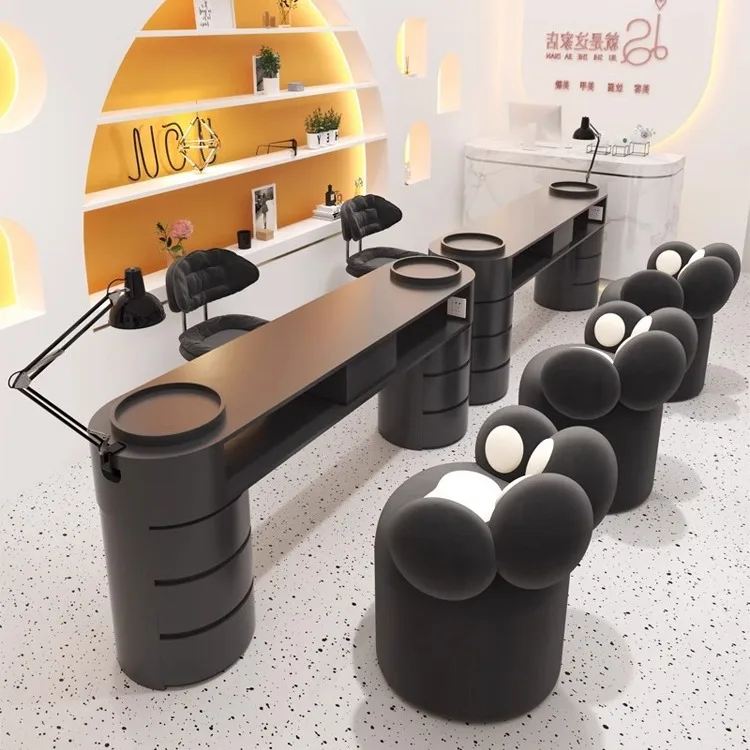 Nail Salon Furniture Luxury Manicure Nail Table and Chair Nails Table Salon Manicure Furniture