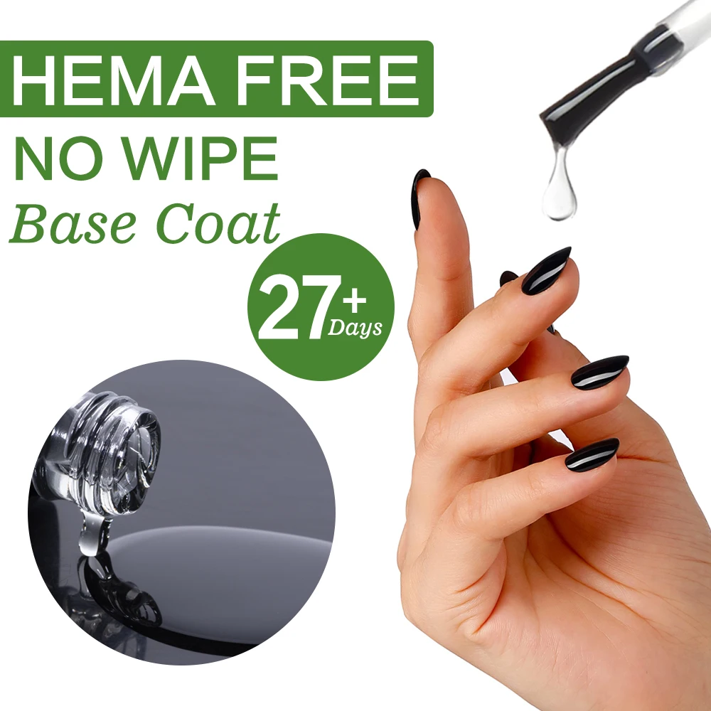 KODIES GEL HEMA TPO libre Base de goma capa Gel Esmalte Vernis Semi permanente UV suministros de uñas barniz de Gel Base de larga duración