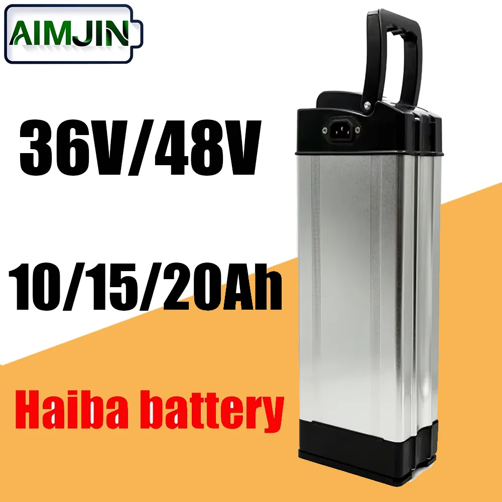Batterie Li-ion HaiBa 36V 48V pour vélo haute capacité, 10Ah/20Ah/30Ah pour Shengmilo MX20 Portable
