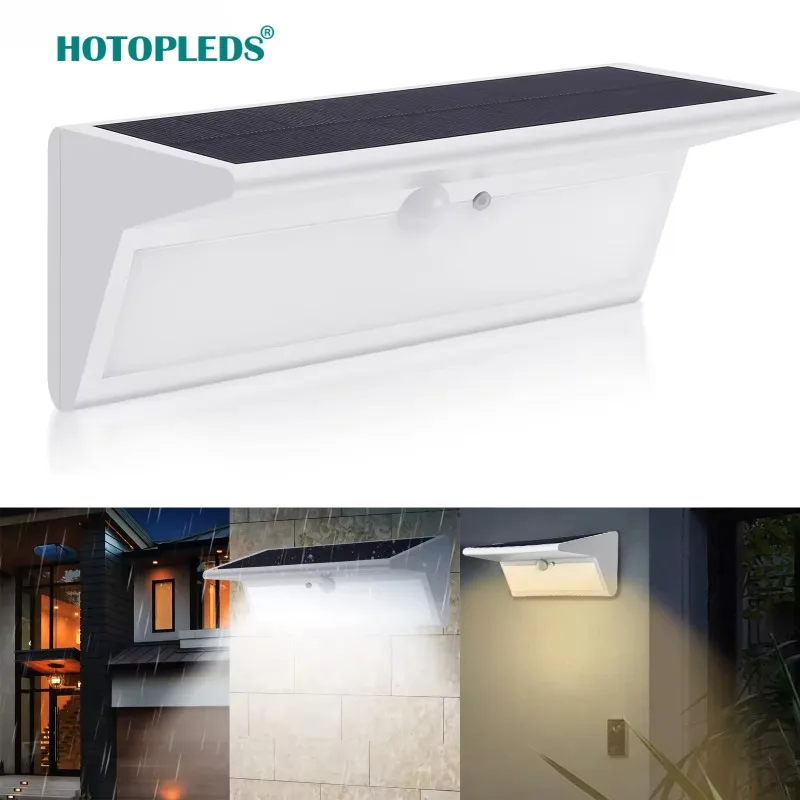 

Solar garden light, outdoor waterproof 46LED radar induction wall light factory direct sales solar induction wall light