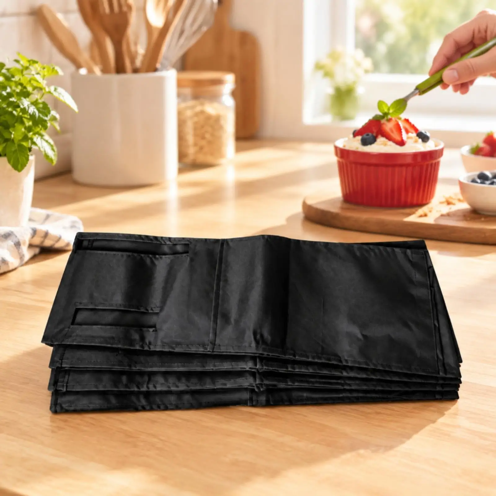 Portable Wind Screen for Outdoor Stove Chafing Stand Shield with Hand Openings Lightweight Camping Gear