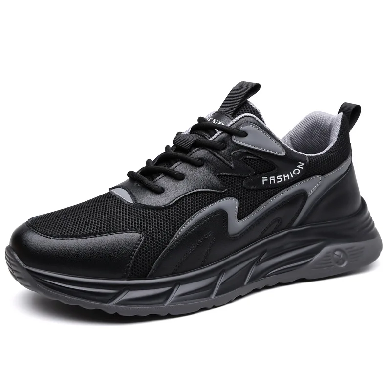 

2026 New Spring Autumn Outdoor Sports Shoes for Men Soft Sole Fashion Casual Sneakers Man Solid Color Lace Designer Running Shoe