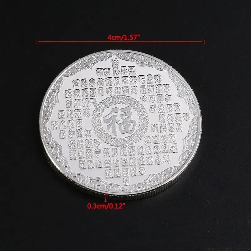 QX2E 2019 Lucky Pig Commemorative Coin Year Of Pig Send Blessed New Year Gift Artwork