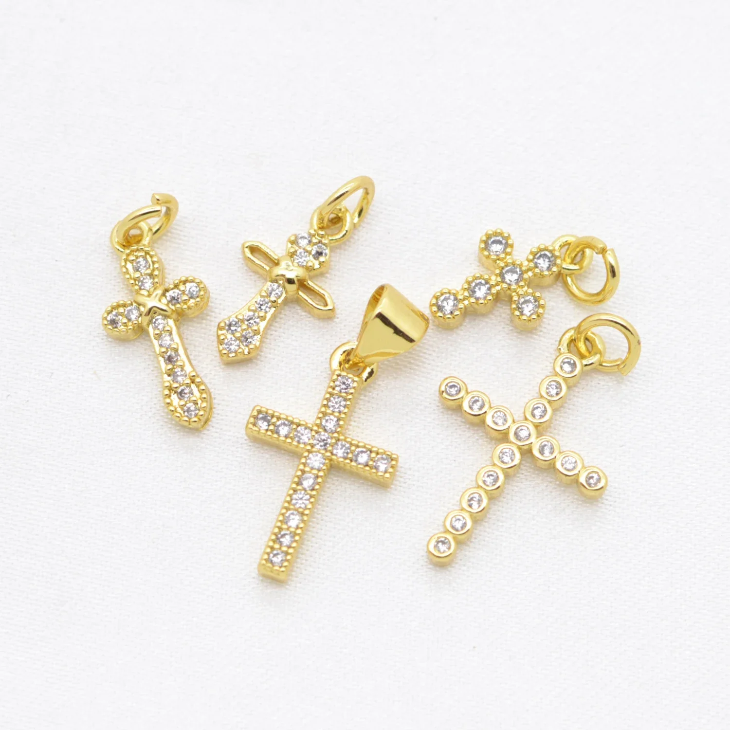 

Cross Pendants Clasps for Jewelry Making Accessories Believers Pray Charms Christian Faith Accessories Handmade Necklace Parts