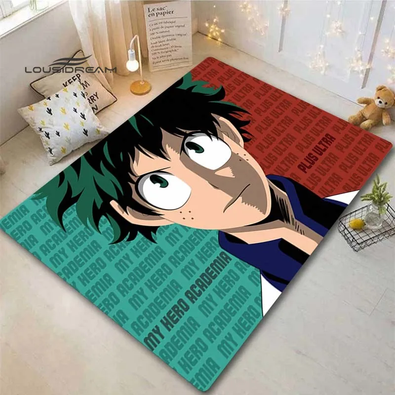 Carpet Living Room My Hero Academia Home Decor Rug Play Mats Decor Bedroom Carpets Child Play Lounge Area Rugs Dining Table Mat