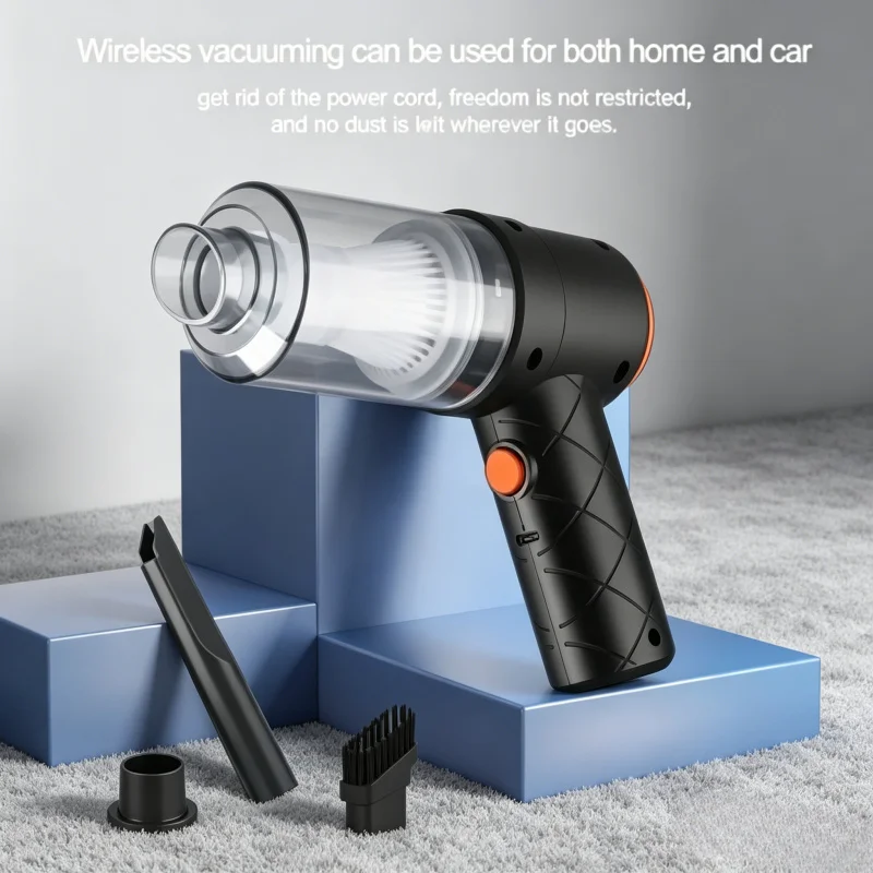 2990000PA High Suction Portable Wireless Handheld Vacuum Cleaner Cordless Rechargeable for Car Home Keyboard