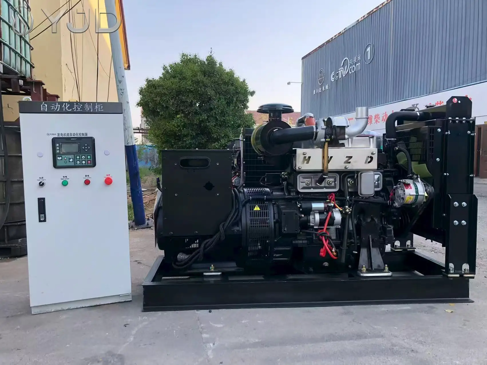 R4108ZD 50KW 62KVA Three Phase 50/60HZ 110V/220V/380V Auto Start 1800 RPM Portable Open Frame DC Diesel Generator
