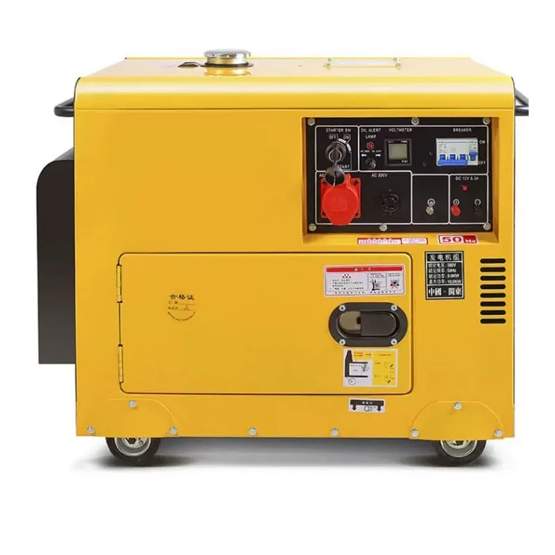 Hot Selling Ultra Quiet Diesel Generator 5.0/5.5kw Auto Start Single/Three-Phase 50Hz 220V