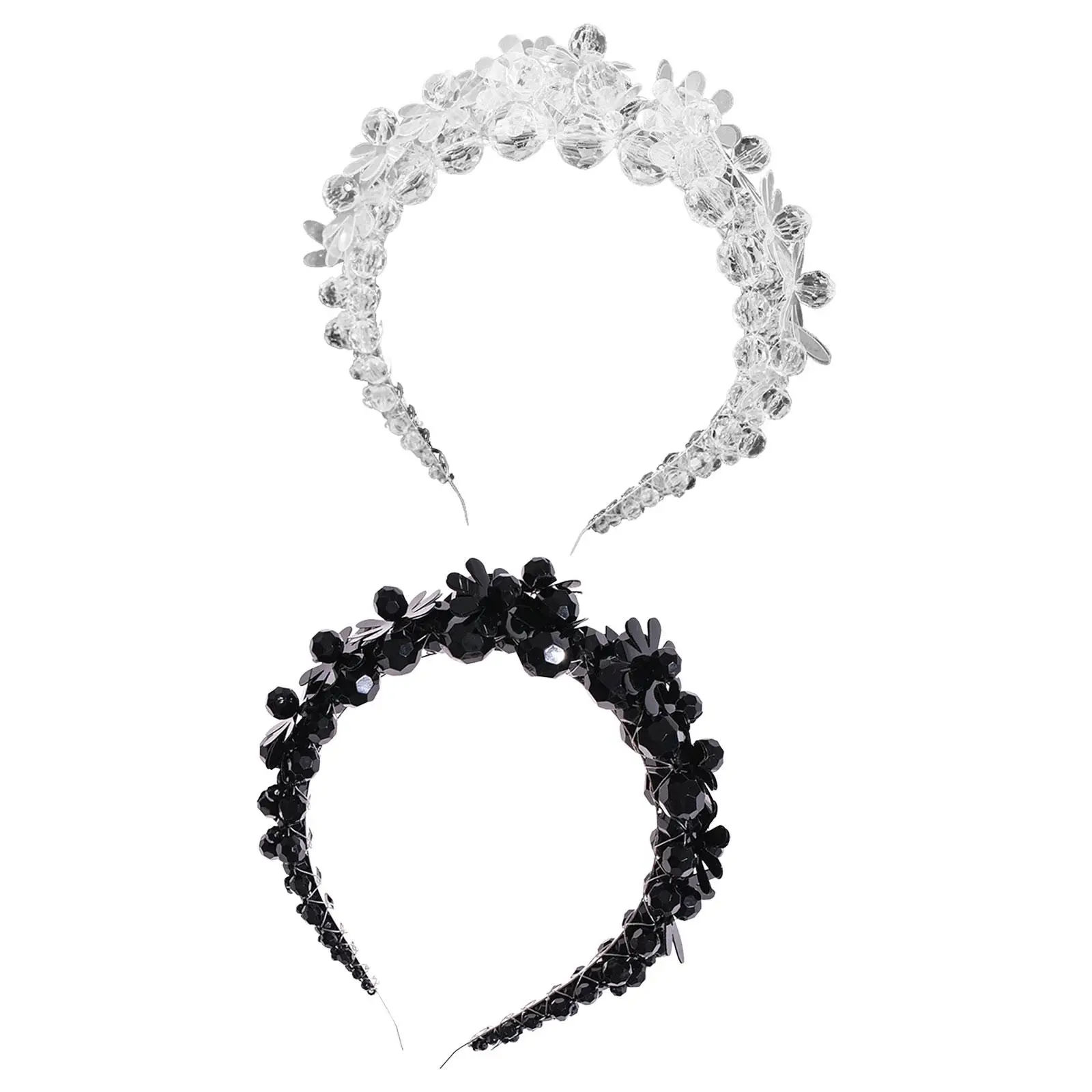 Women's Beaded Headband Carnival Supplies Cosplay Costume Hair Hoop