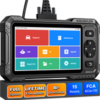 [Upgraded of S6] KINGBOLEN S6 Elite Bidirectional Scanner with Lifetime free Update,CANFD,15 Resets,Full System Car Diagnosis