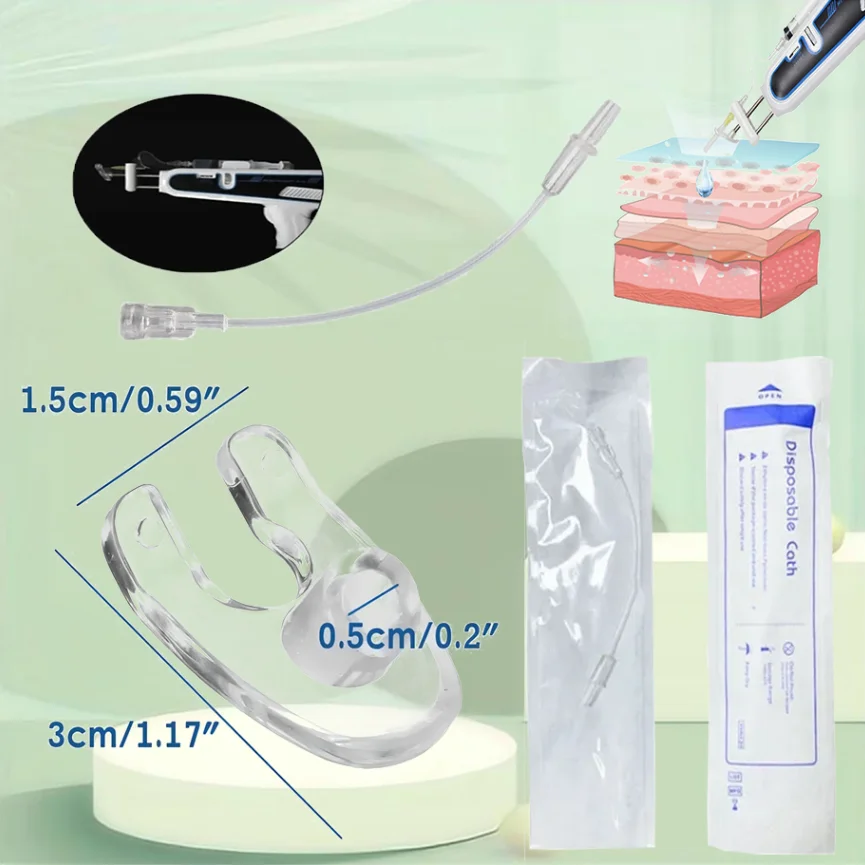 Beauty Equipment  Accessories Suitable Disposable Catheter Plastic For Mesotherapy