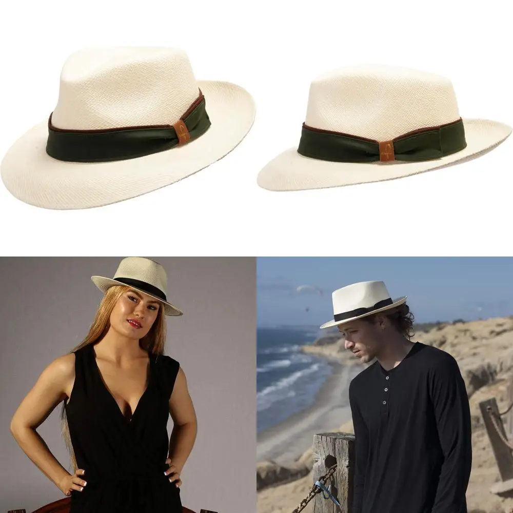 

Классическая легкая соломенная шляпа-панама, ретро-стиль, подлинное качество для летней одежды