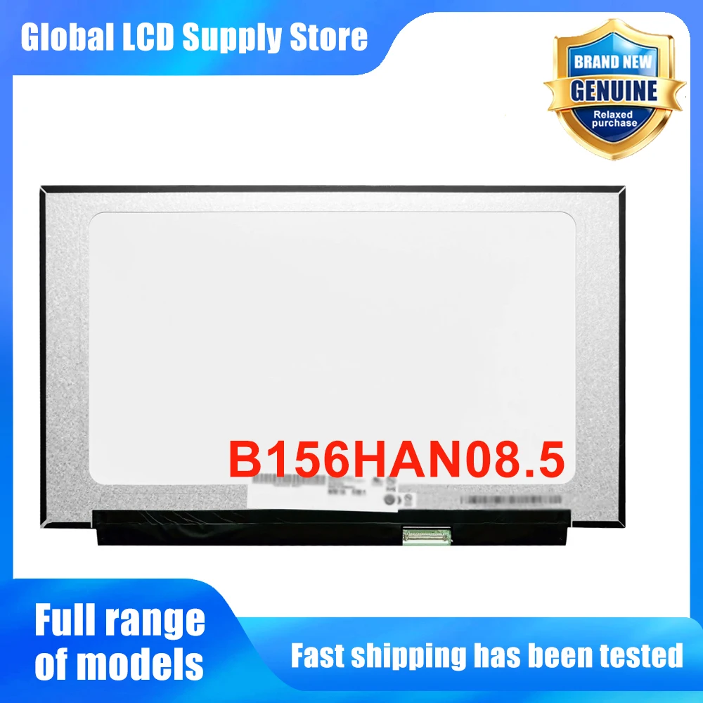 B156HAN08.5 15.6 inch Laptop Lcd Screen Fhd Ips Panel Version 144hz High Refresh Rate for Notebook Repair Replacement Assembly