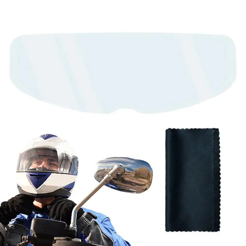 

Motorcycle Anti Fog Film Visor Sticker Film Shield Clear Lens Insert Anti-Fog Film Insert Shield Universal Adhesive For Cloudy