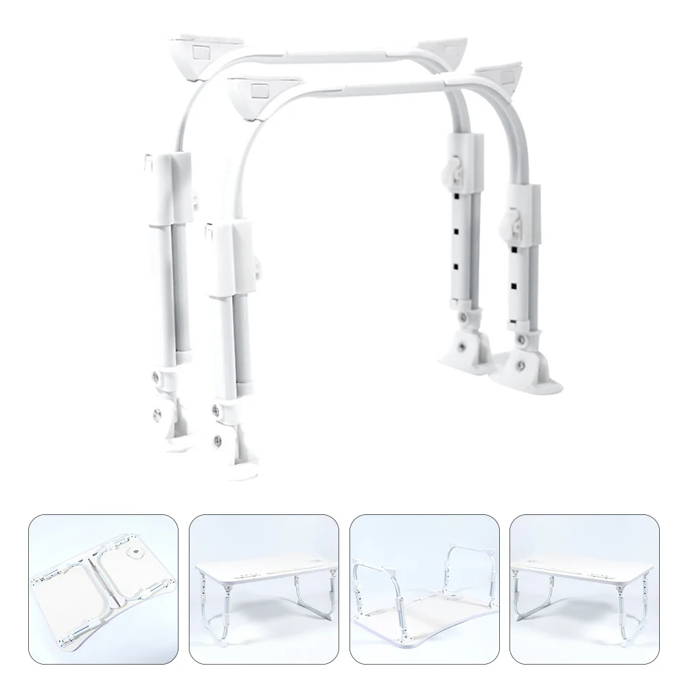 Table Legs Supply Folding Folded Adjustable Furniture Component White Iron Trays