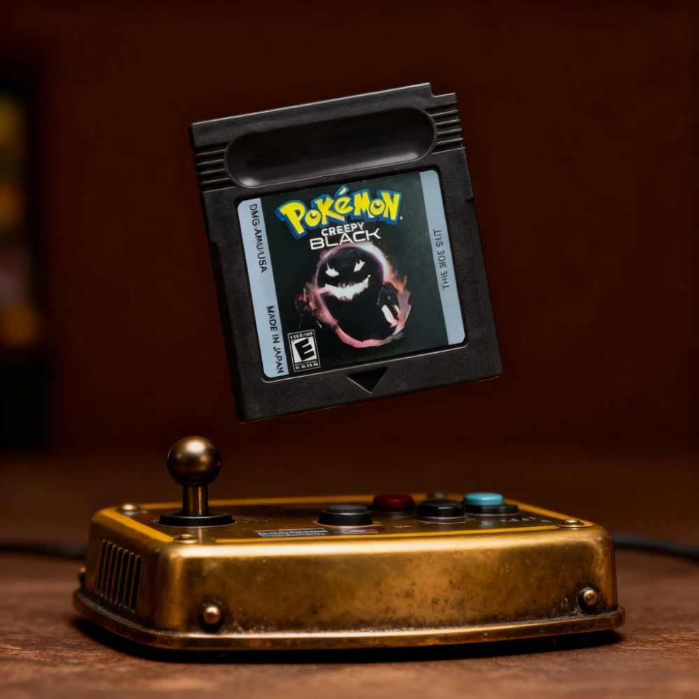 

Игровой картридж Pokemon Creepy Black GBC, 16-битная карта игровой консоли, английский язык для GBC/GBA