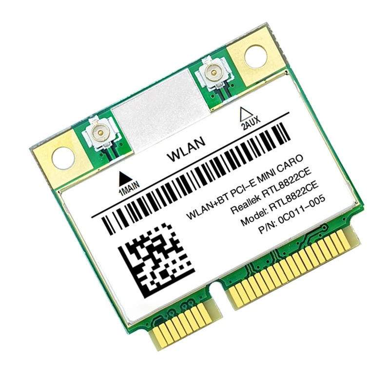 RTL8822CE 1200Mbps 2.4G/5Ghz 802.11AC Wifi Card Network Mini Pcie Bluetooth 5.0 supporto Laptop/PC Windows 10/11