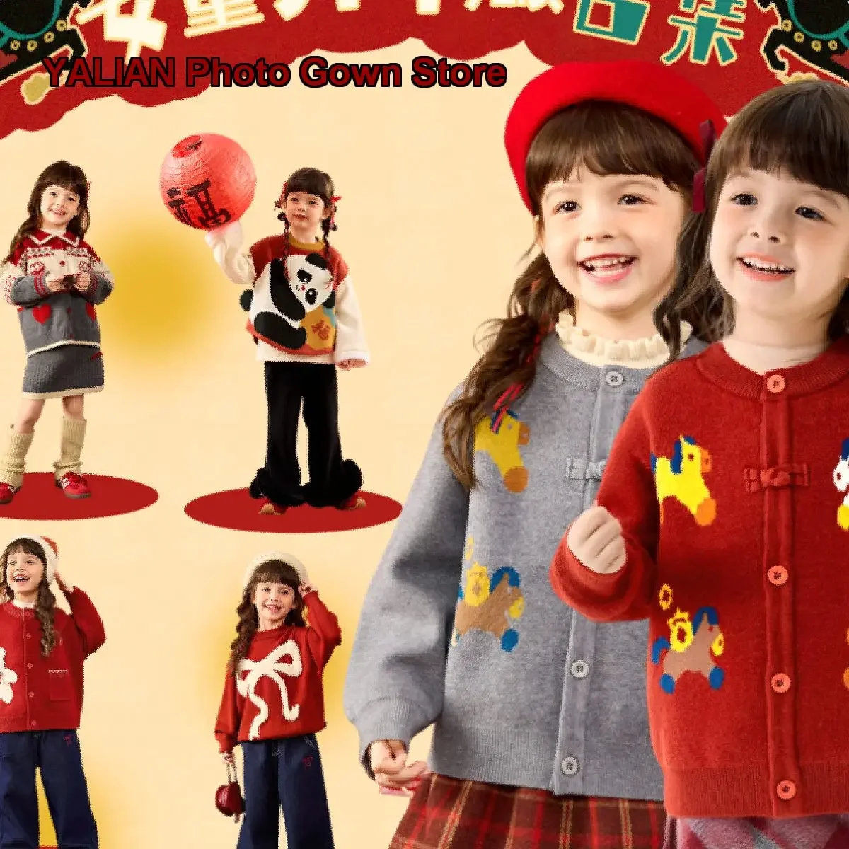 Girls Boys One-Year-Old Ceremony Dress Baby Clothes Winter Kids New Year Celebration