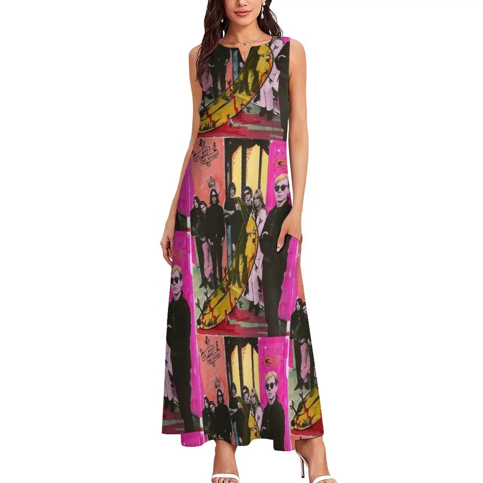 Andy Warhol and the Velvet Underground Long Dress Cocktail of dresses summer dress women 2025 Dress for girls Clothing