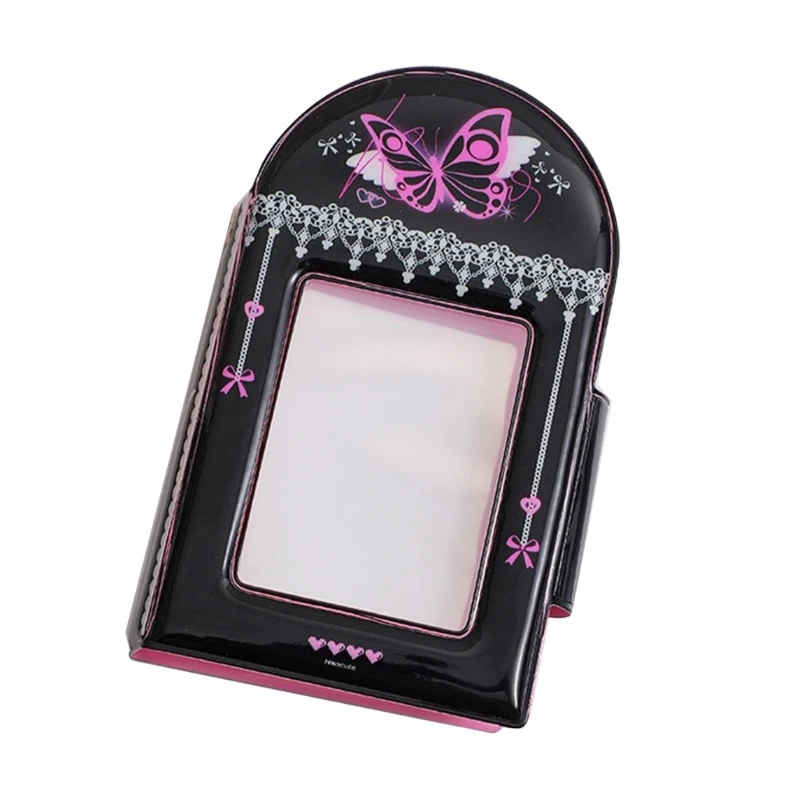 2025 New 3 Inch Mini Photo Album Hollow Kpop Photo Card Holder Kpop Photocard Binders 20 Sheets 40-Pockets Small Photo Card Book